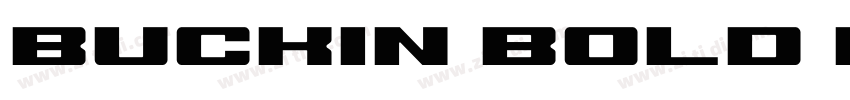 Buckin Bold Demo字体转换